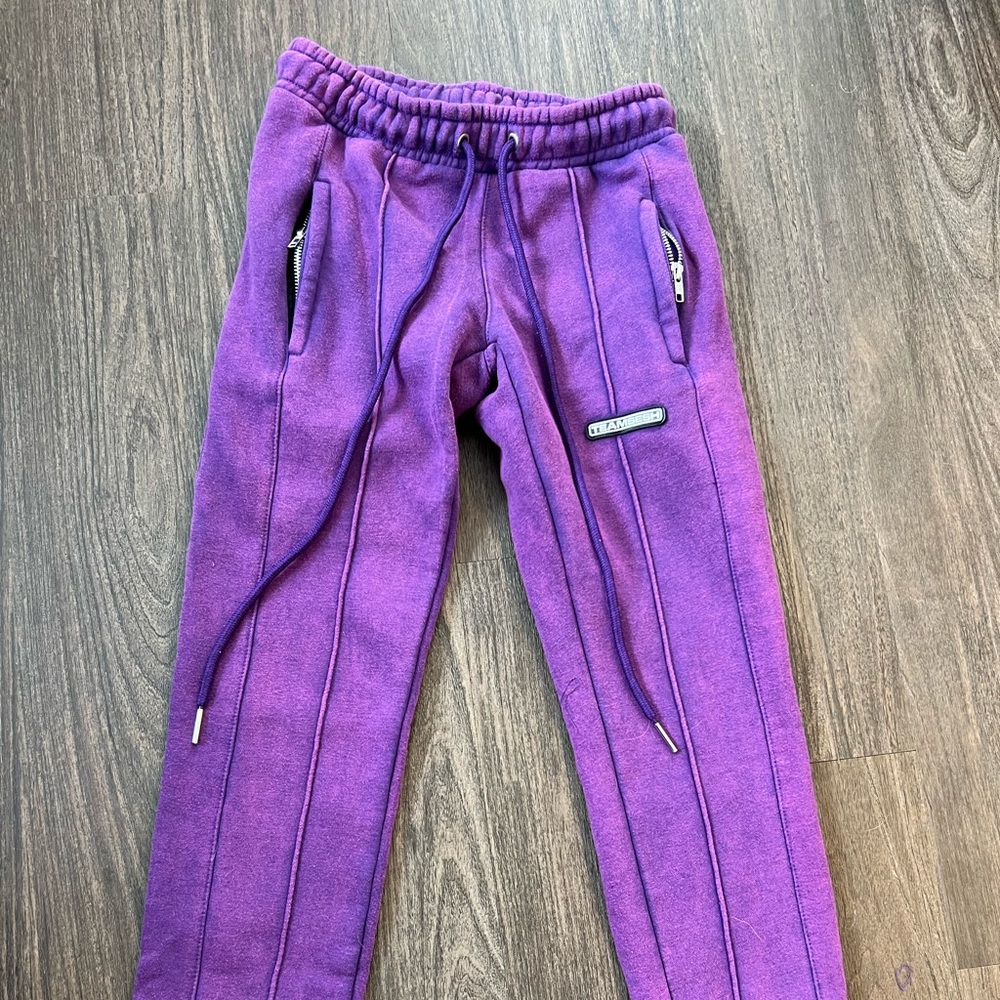 TeamSesh Bones purple sweatpants
